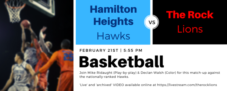 Hamilton Heights at The Rock – Boys Basketball