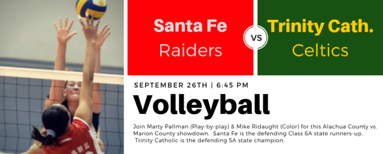 Santa Fe at Trinity Catholic – Volleyball 2019