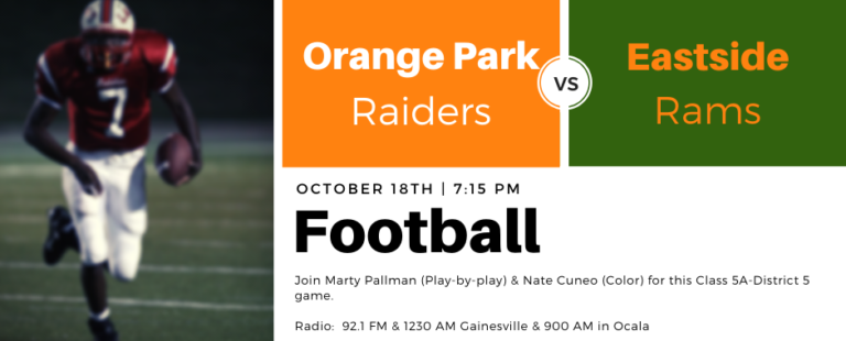 Orange Park at Eastside – Football 2018