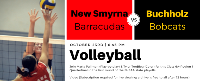 New Smyrna Beach at Buchholz – Class 6A-Region 1 Quarterfinal