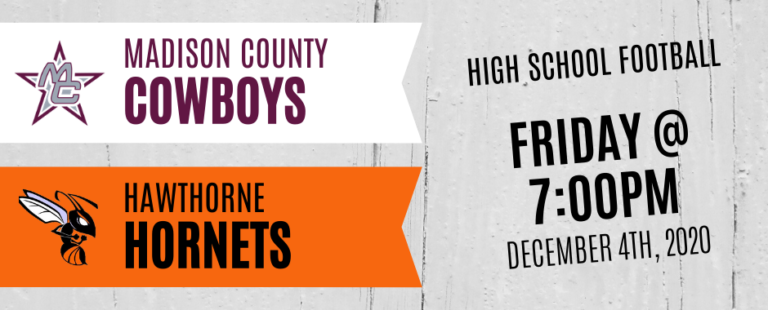 Madison County at Hawthorne – Football 2020