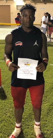 Sonic Drive-In Player-of-the-Game for Aug. 22 – Dewayne McBride (Vanguard)