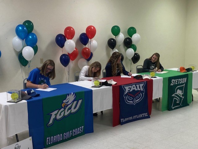 Four Trenton softball players sign with D-1 schools