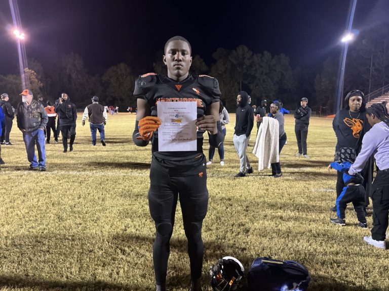 Sonic Drive-In Player-of-the-Game for Friday, Oct. 21 – Jailen Ruth (Hawthorne)