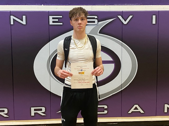 Sonic Drive-In Player-of-the-Game for Tuesday, Jan. 10 – Anthony Leivonen (GHS)