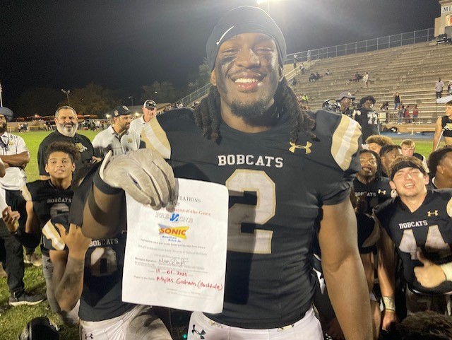 Sonic Drive-In Player of the Game for Friday, Sept. 15 – Myles Graham (Buchholz)