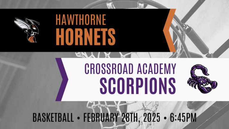 Hawthorne vs. Crossroad Academy – Boys Basketball 2025 (Radio)